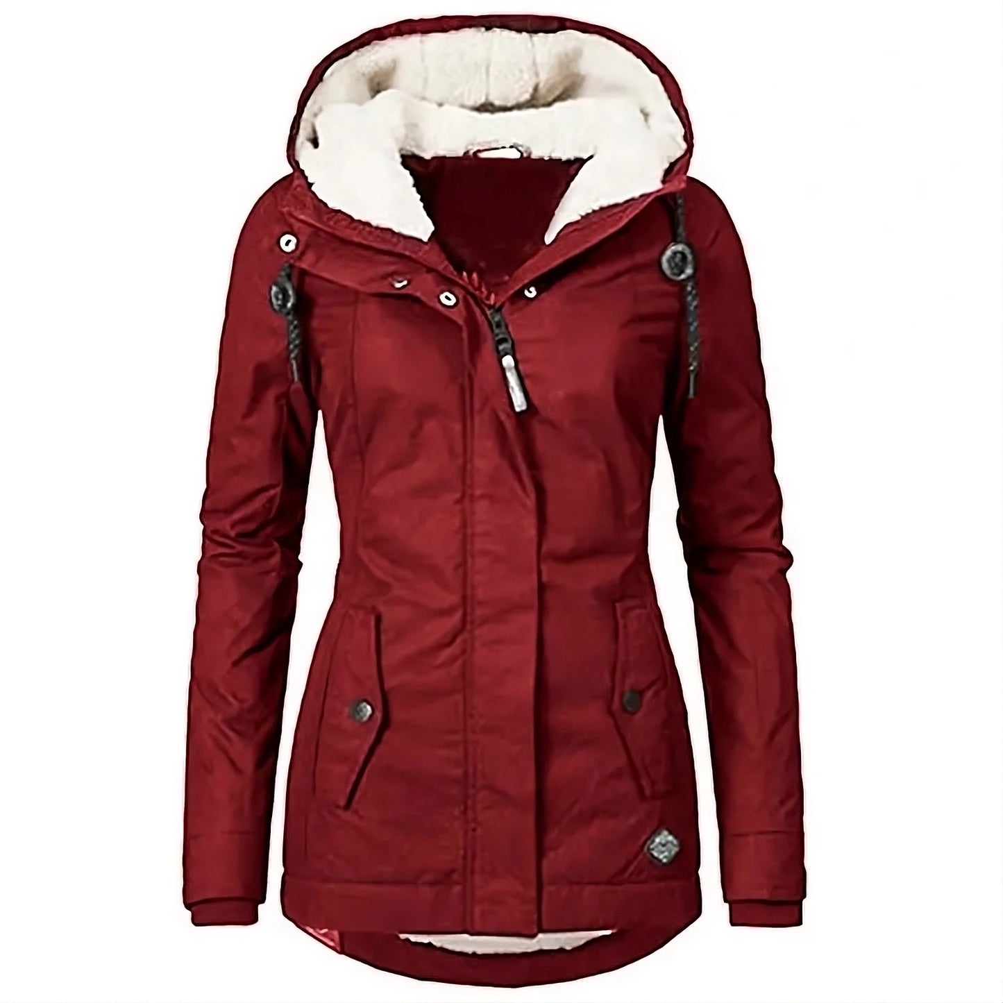 Parka Femme Militaire Avec Fourrure
