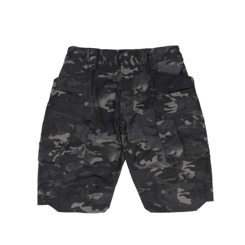 Short Militaire Camouflage Noir