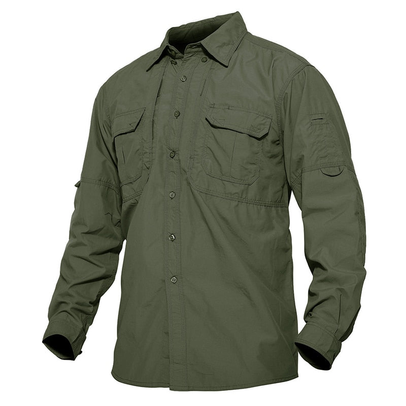 Chemise Kaki Homme Militaire