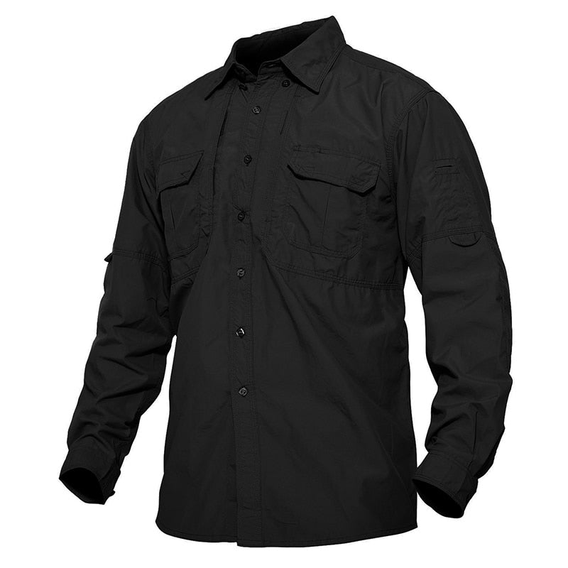 Chemise Militaire Noire