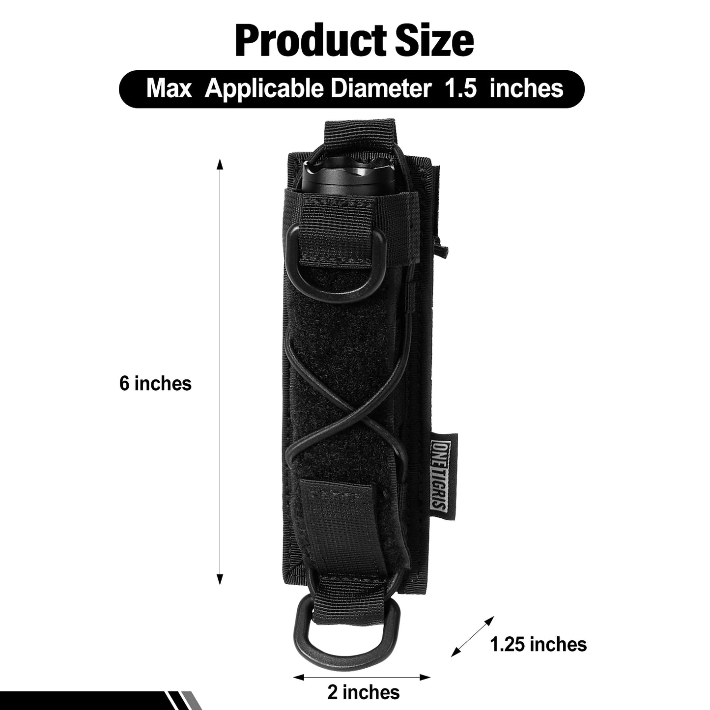 Étui de Lampe Torche Multi 1000D Nylon