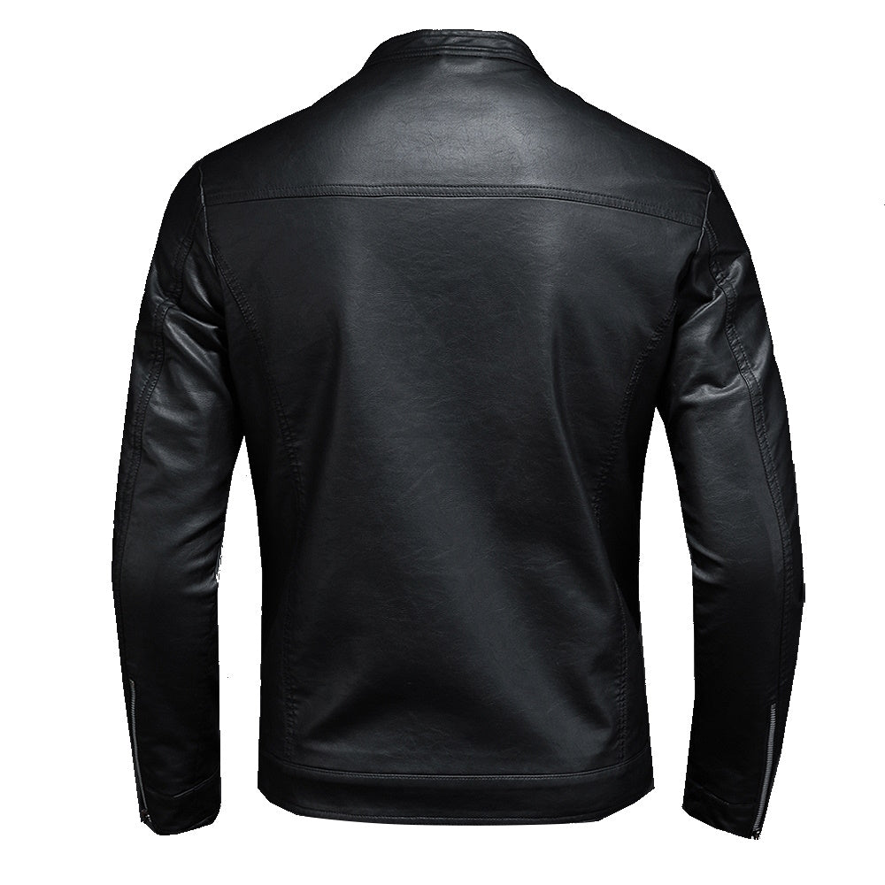 Veste en Cuir PU Noir