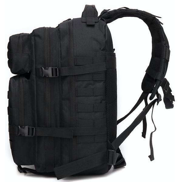 Sac à dos 50L Noir MOLLE Militaire Airsoft France