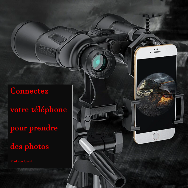Jumelles Militaires Allemandes 20x50 HD – Vision Longue Portée et Haute Précision