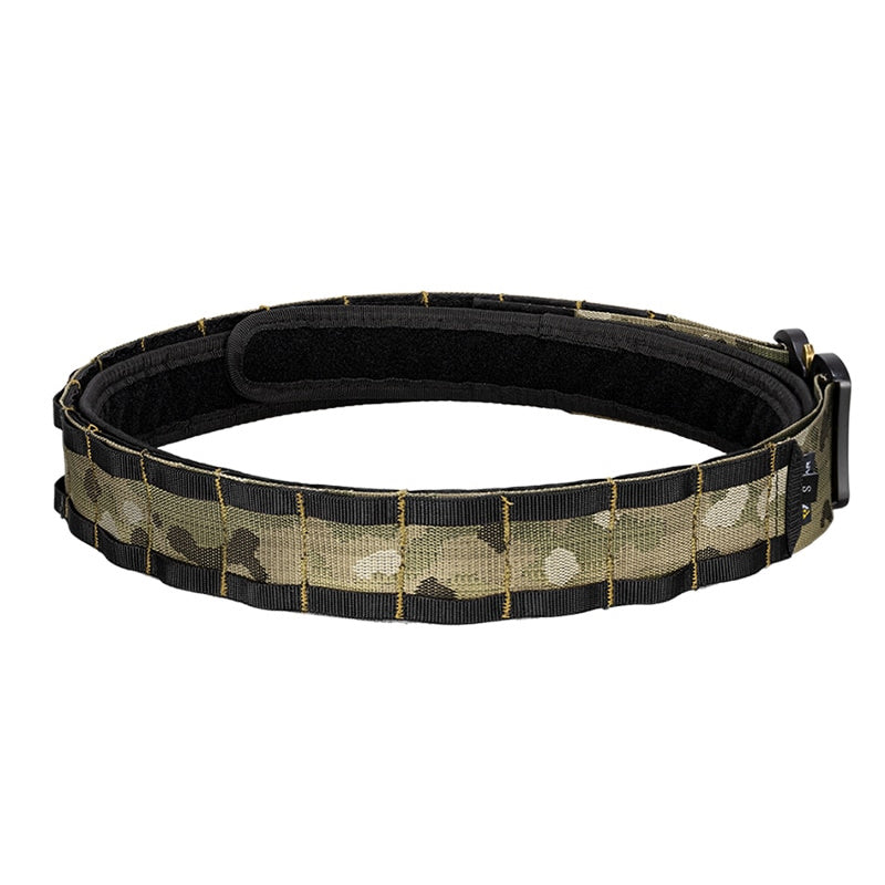 Ceinturon Cobra Ceinture Tactique MC MOLLE combat airsoft avec sous ceinturon noir militaire homme femme détachement rapide belt battlebelt équipement accessoire multicam camouflage Airsoft