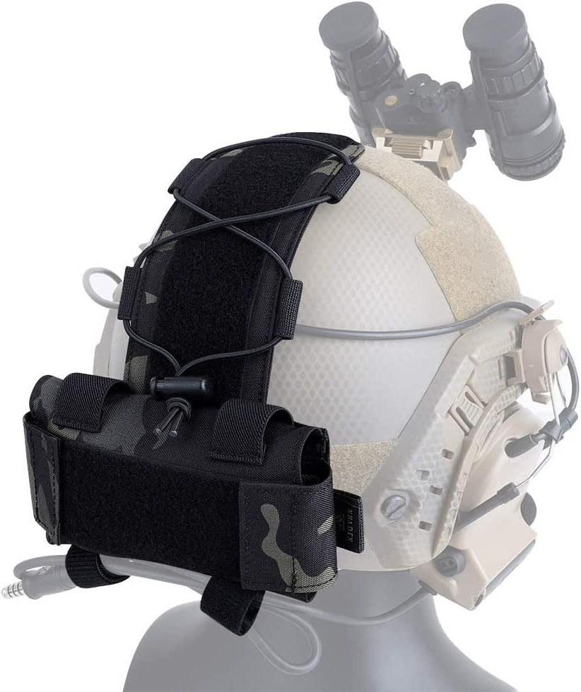 Pochette batteries MK1 MCBK multicam black camouflage noir airsoft poche pour casque contrepoids poche à piles pour NVG ou lampe tactique poche Krydex équipement Airsoft