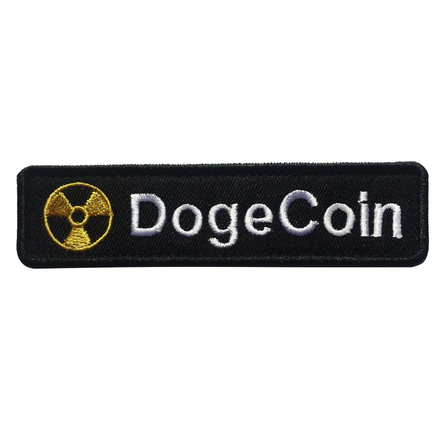 Patch brodé personnalisé Airsoft avec signe radioactif jaune patch militaire patch tactique brodé personnalisable patch highlander Airsoft