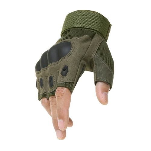 Enfants Demi-doigt Gants Tactique Gant à doigt ouvert Conception militaire  Vêtement de main élastique pour