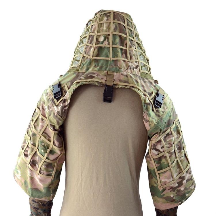 Ghillie suit 3D MC multicam sniper une pièce 1 pièce camouflage camo tireur d'élite Airsoft vert camouflage sniper ghillies suit ghillies suite tenue camouflage ghilli Airsoft