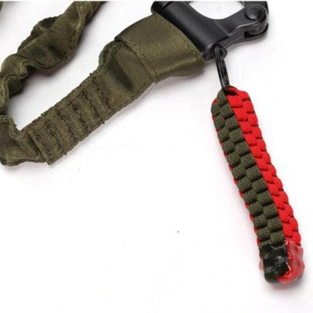 Sangle de sécurité escalade CB coyote brown marron vert foncé avec boucle en fer sangle décorative bandoulière pour ceinturon militaire tactique sangle avec crochet réaliste accessoire airsoft élingue