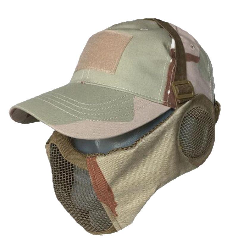 Casquette et Stalker DS camouflage masque protection maille et protection oreille 800 FPS masque protection bouche airsoft rembourré protection tactique homme femme accessoire bas visage Airsoft, Ubas