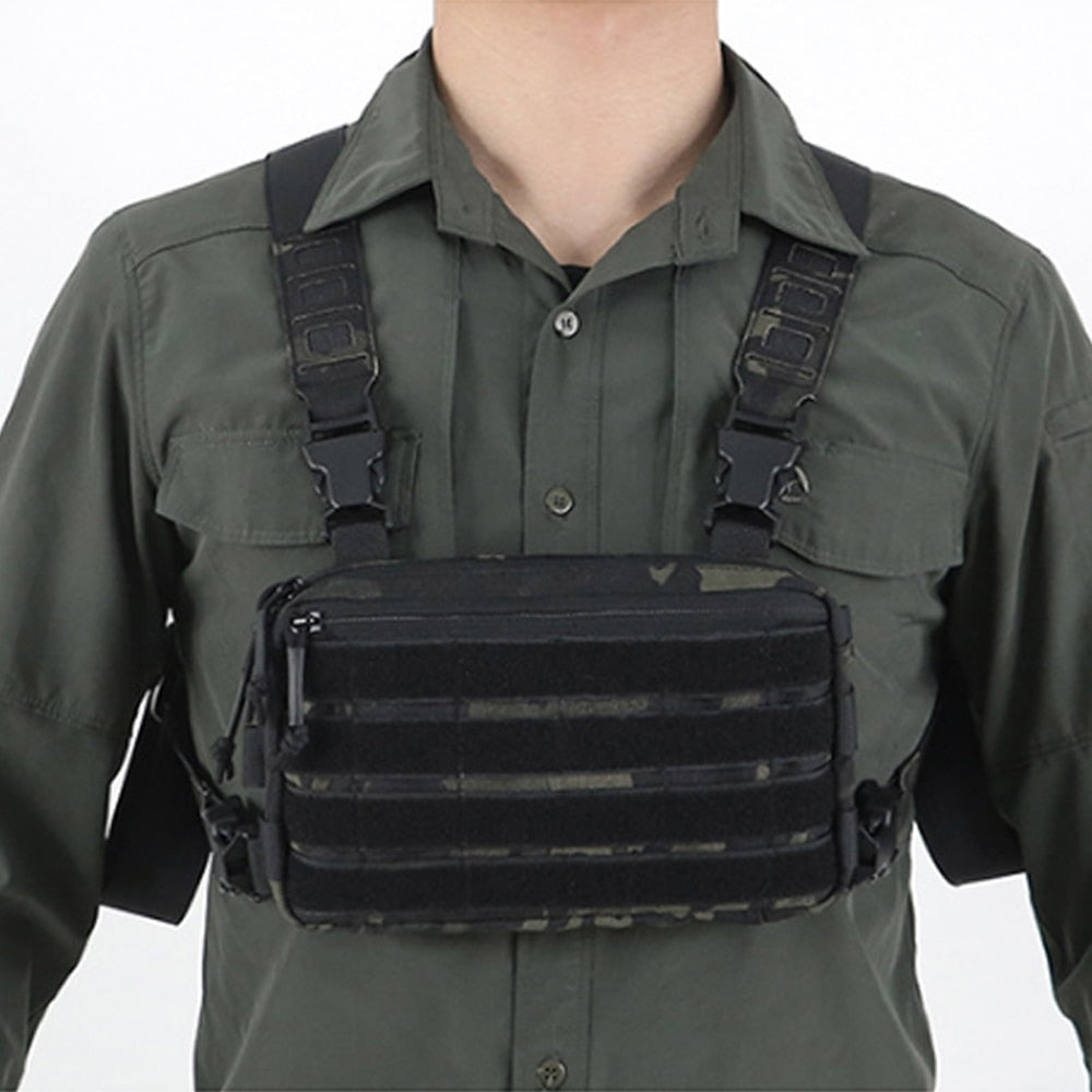 Chest Rig Noir MOLLE