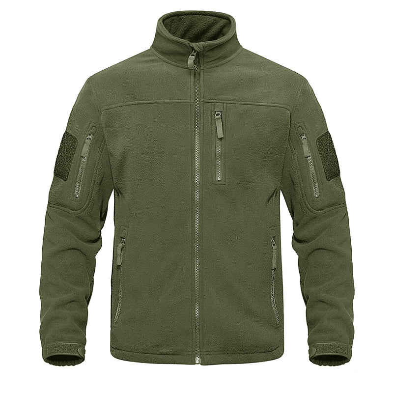 Veste Polaire Thermique Militaire Vert