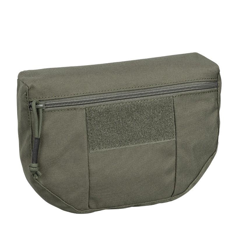 Pochette basculante RG pochette tactique velcro poche à zip velcro trousse abdominale militaire 500D Airsoft drop down ranger green vert foncé pouch