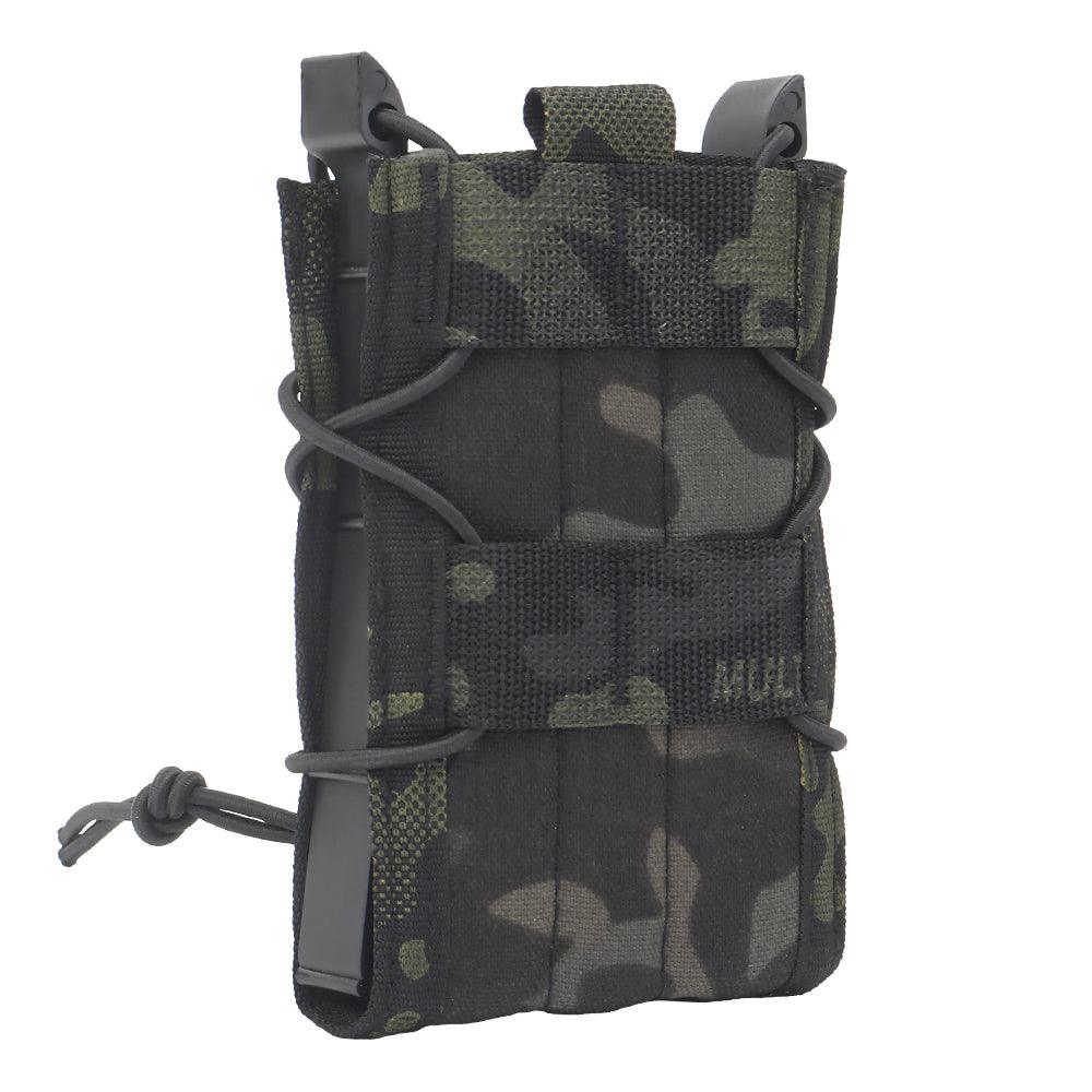 Porte chargeur 5.56 MCBK Multicam Black Rigide Airsoft Camouflage Nylon étui munitions tactique militaire