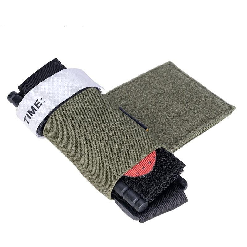 Porte Tourniquet RG Ranger green Garrot (x2) CAT/ RMT/SOFT-T Tactique Etui Élastique Airsoft