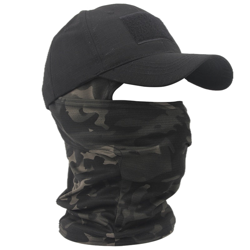 Cagoule avec Casquette Militaire