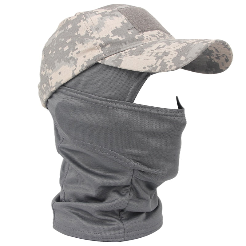 Cagoule avec Casquette Militaire