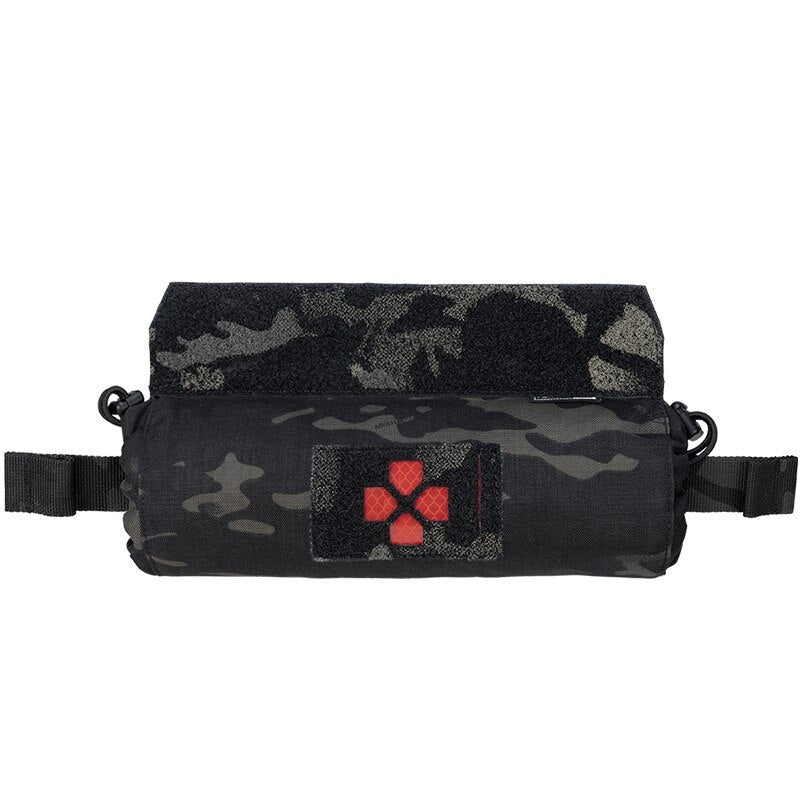 Poche Medic trauma IFAK Velcro horizontale médicale secours toptacpro MCBK multicam black camouflage tactique militaire gendarmerie police