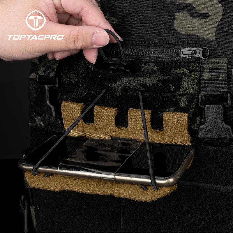 Panneau rabattable MOLLE pour téléphone - TOPTACPRO - SoftGun