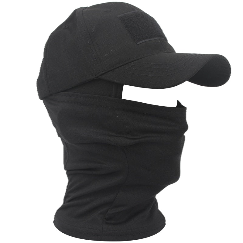 Cagoule Noir avec Casquette