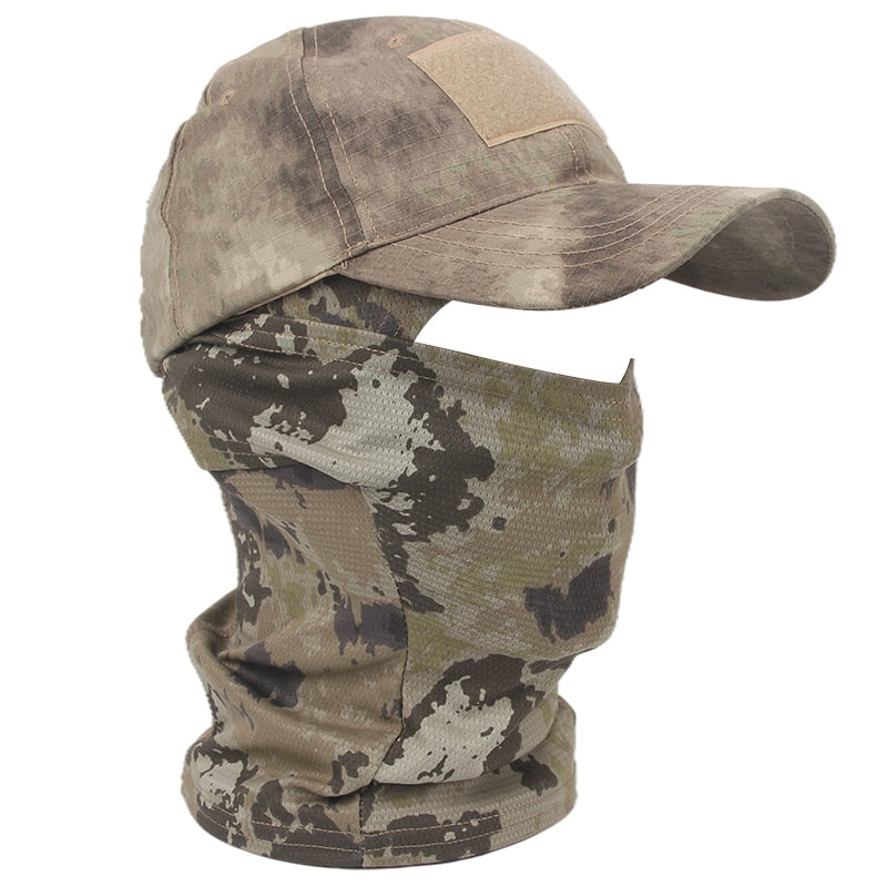 Cagoule avec Casquette Militaire