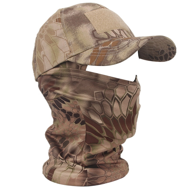 Cagoule avec Casquette Militaire