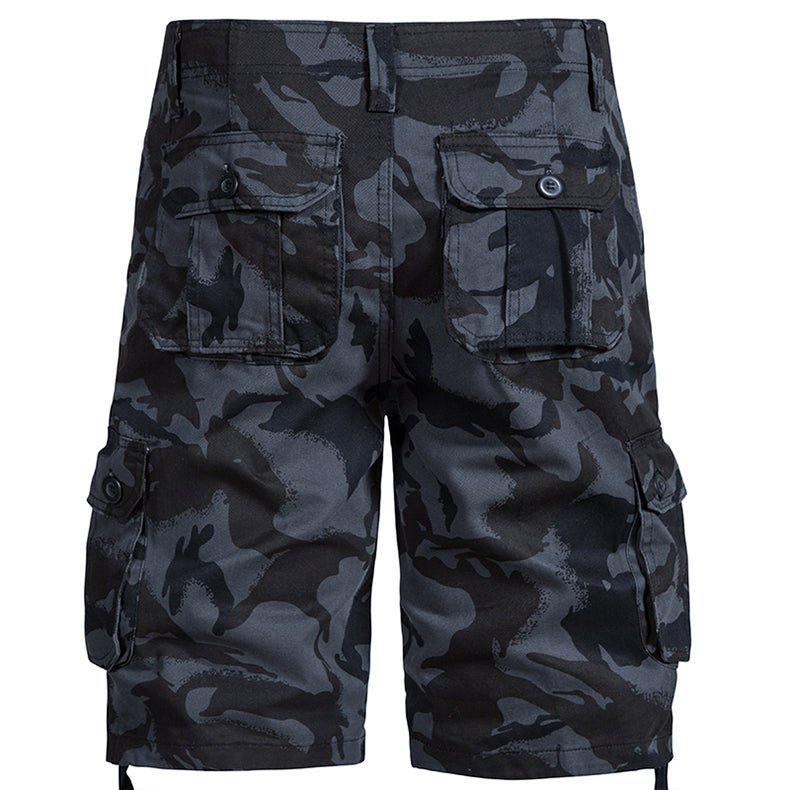 Short Militaire Noir Camouflage