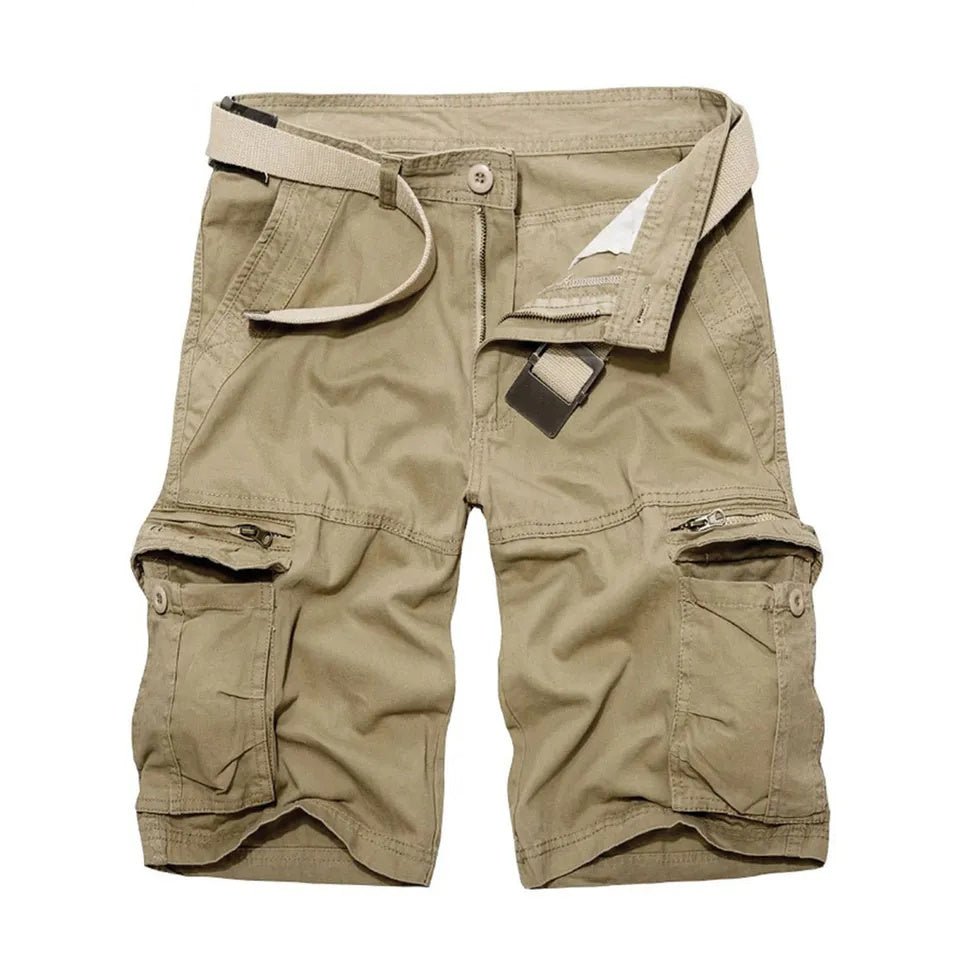 Short Militaire Homme Beige