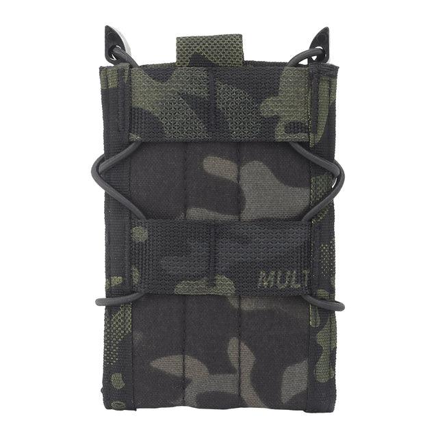 Porte chargeur 5.56 MCBK Multicam Black Rigide Airsoft Camouflage Nylon étui munitions tactique militaire