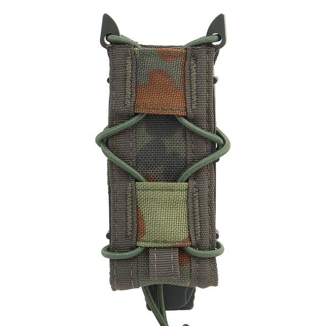 Porte chargeur 9mm MOLLE FL camouflage poche chargeur tactique militaire Nylon Pistolet pour gilet Airsoft