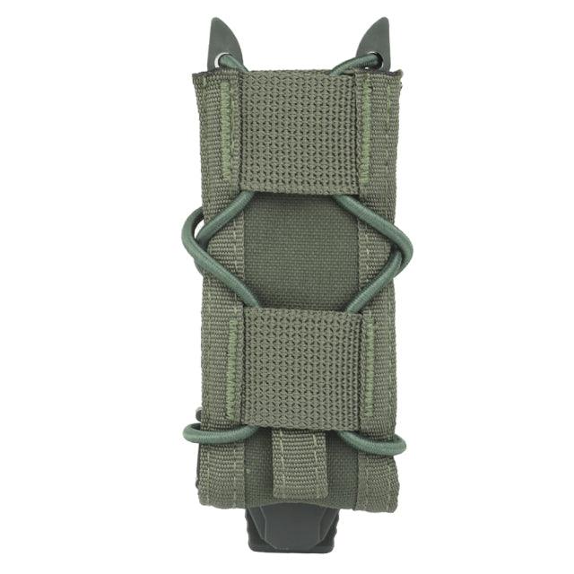 Porte chargeur 9mm MOLLE RG ranger green vert foncé poche chargeur tactique militaire Nylon Pistolet pour gilet Airsoft