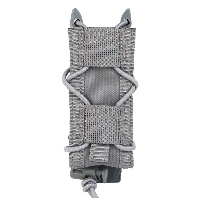 Porte chargeur 9mm MOLLE WG wolf grey poche chargeur tactique militaire Nylon Pistolet pour gilet Airsoft