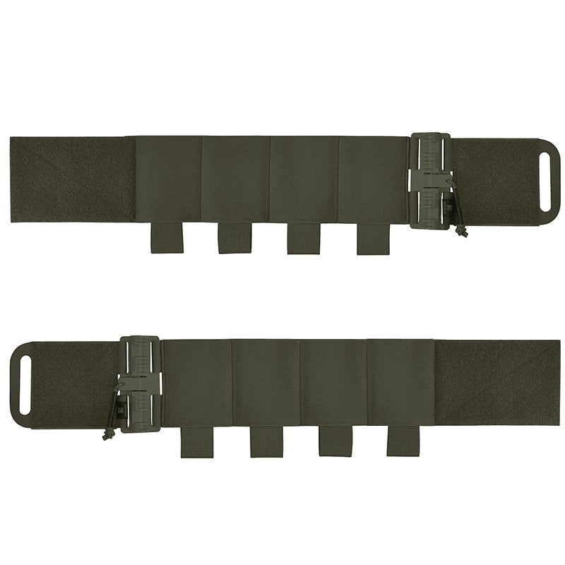 Cummerbund porte-chargeur RG vert foncé army tactique militaire Cummerbund 2 en 1 pour gilet tactique de combat porte 8 chargeurs Krydex équipement Airsoft
