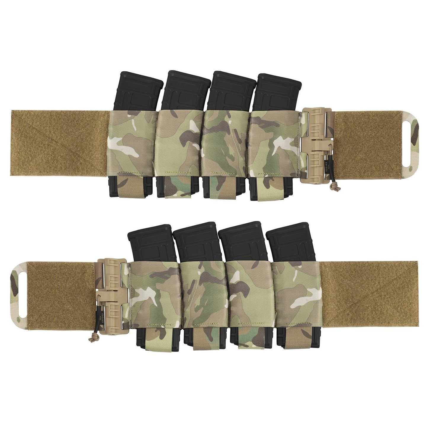Cummerbund porte-chargeur MC multicam tactique camouflage militaire Cummerbund 2 en 1 pour gilet tactique de combat porte 8 chargeurs Krydex équipement Airsoft