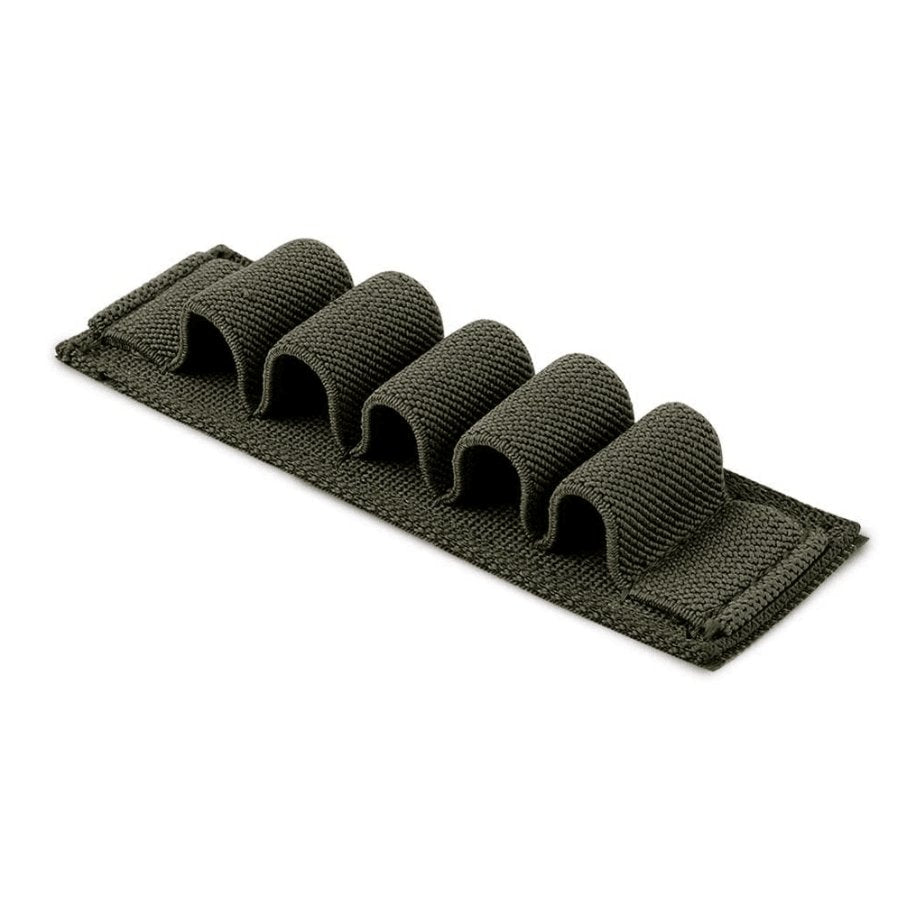 Poche batteries étui piles tactique élastique AG vert foncé 7 emplacements militaire velcro stockage Airsoft
