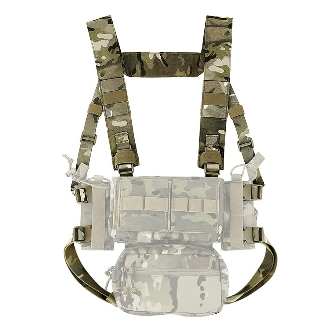 Harnais Chest Rig Micro Fight MK3 MK4 Krydex spiritus harnais sangle pour chest rig D3CRM Multicam MC camouflage camo militaire tactique homme femme Airsoft
