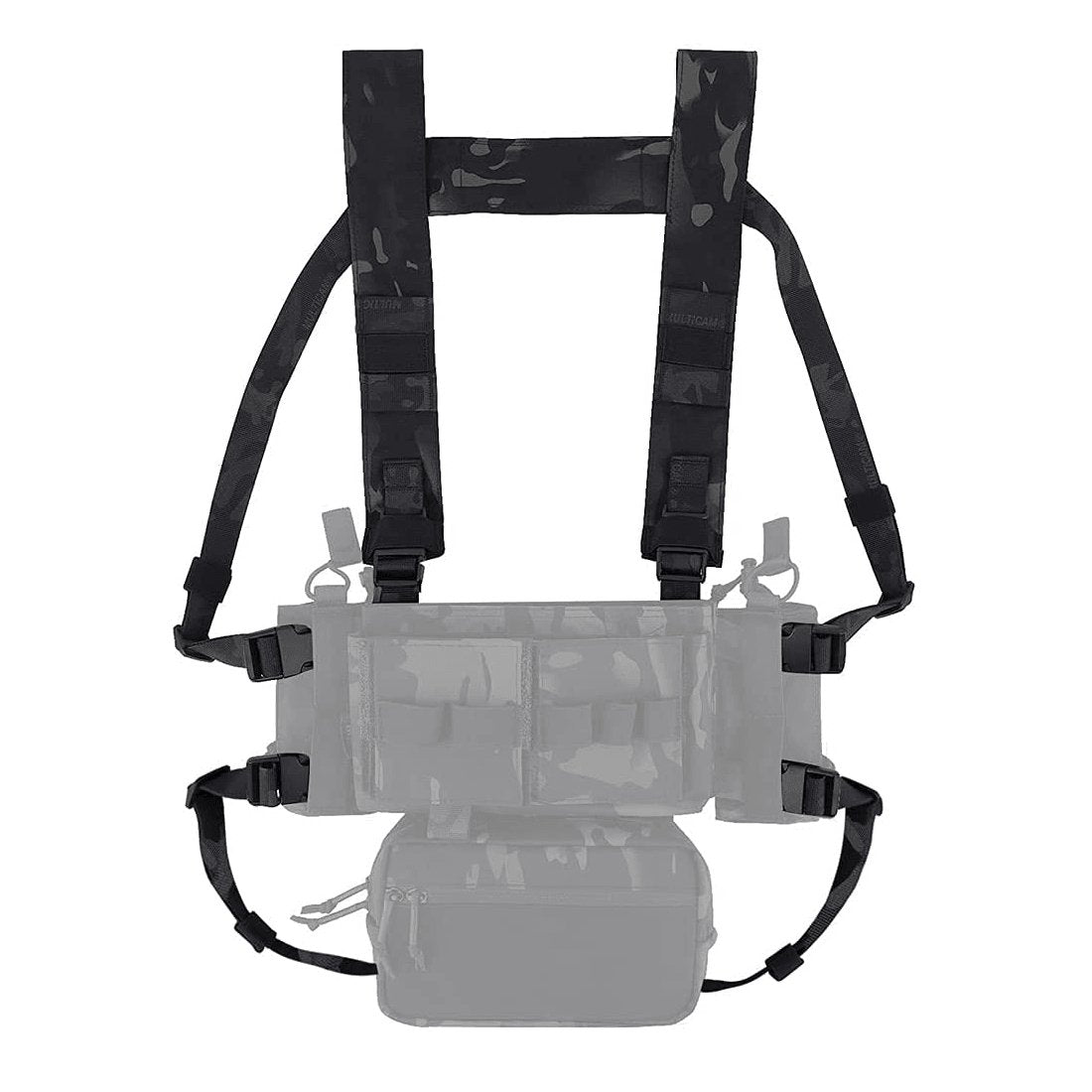 Harnais Chest Rig Micro Fight MK3 MK4 Krydex spiritus harnais sangle pour chest rig D3CRM MCBK multicam black camouflage noir militaire tactique homme femme Airsoft
