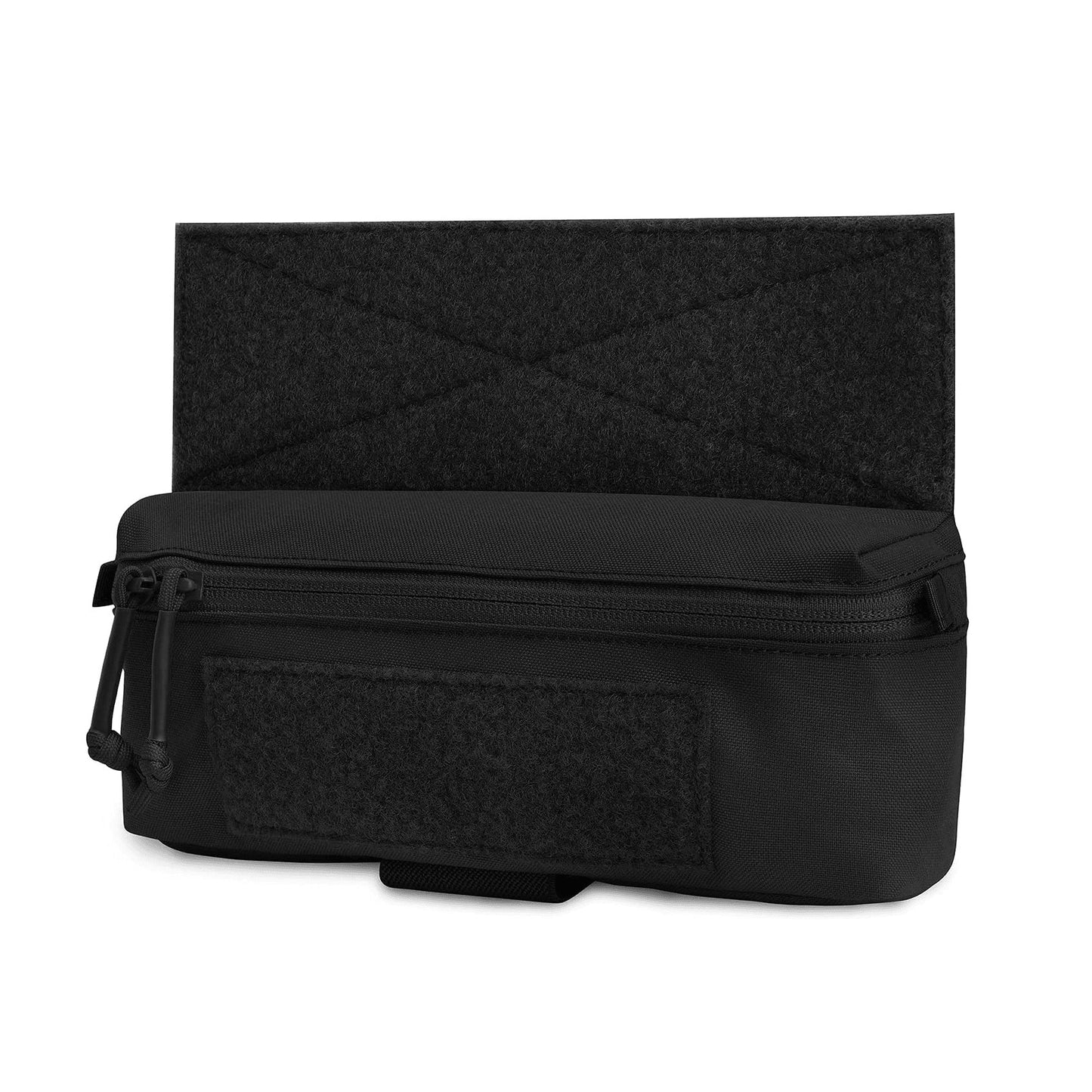Poche Mini Dangler Noir Krydex poche basculante tactique Noir poche tactique pour gilet de combat poche avec fermeture zip militaire Airsoft