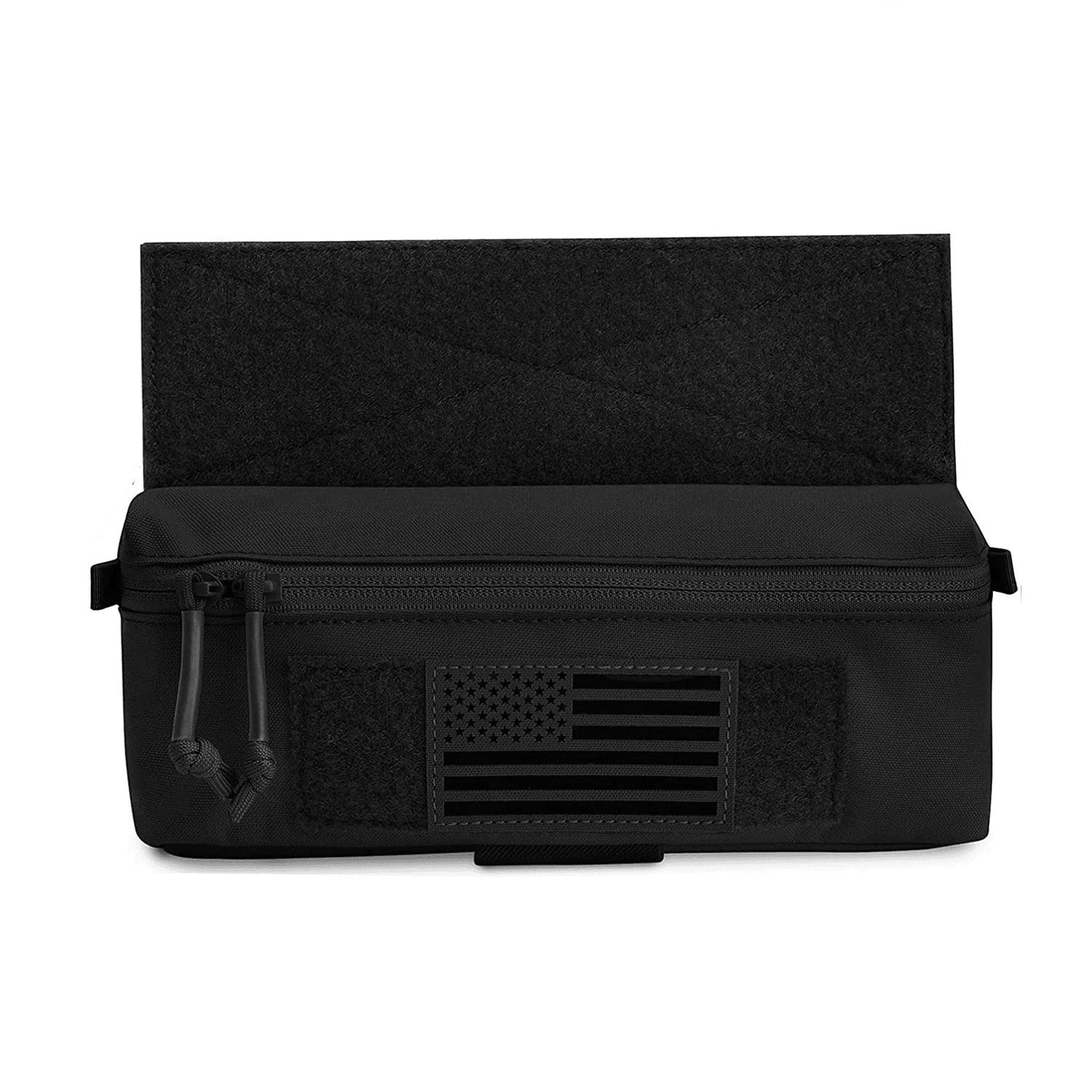 Poche Mini Dangler Noir Krydex poche basculante tactique Noir poche tactique pour gilet de combat poche avec fermeture zip militaire Airsoft