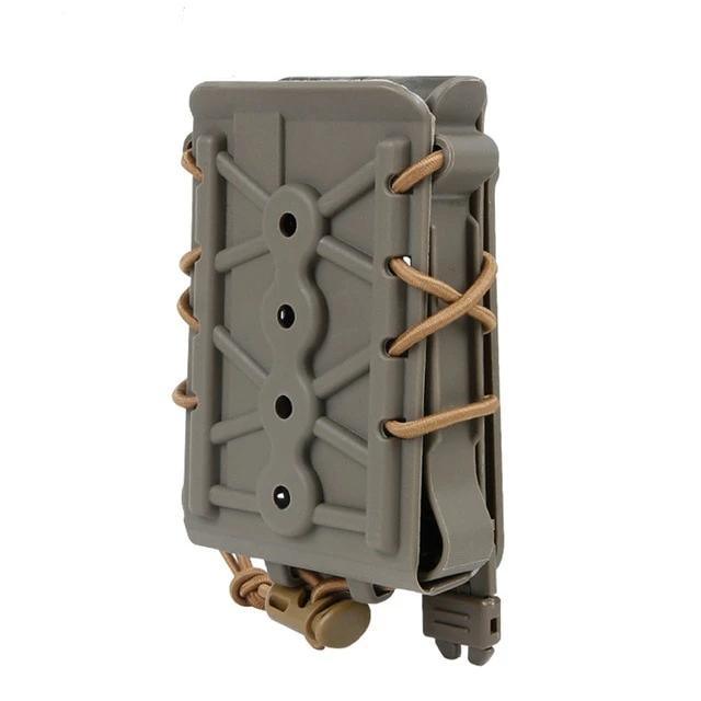 Porte chargeur TPR rigide 5.56 7.62mm CB marron fastmag étui chargeur réplique militaire Airsoft