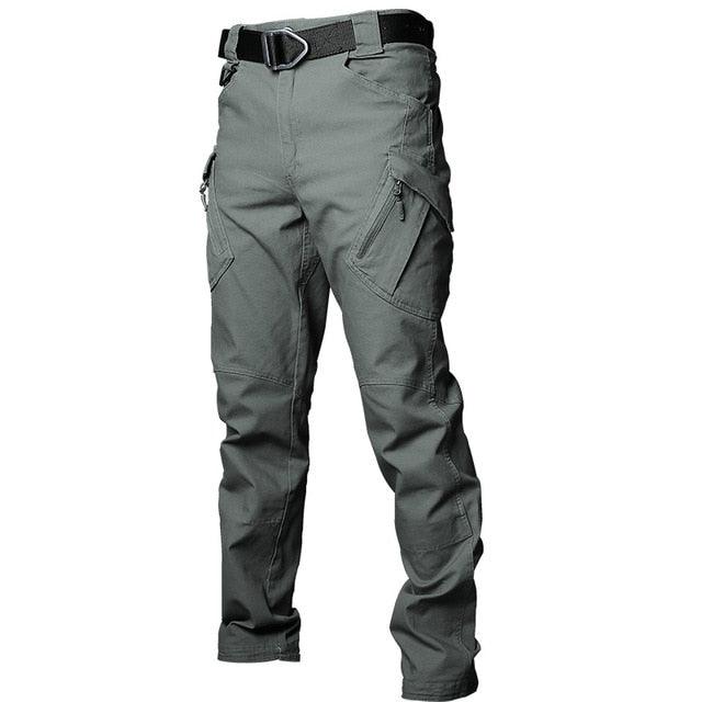 Pantalon cargo coupe standard renforcé IX9 sarchon tactique militaire Gris AG Airsoft combat pant de combat