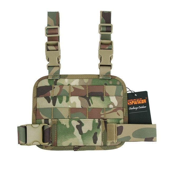 Plaque de Cuisse MOLLE Camoufllage