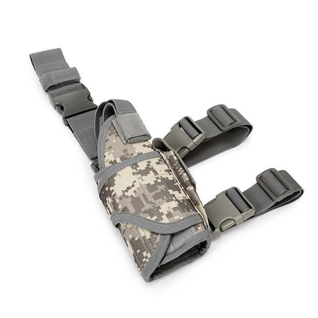 Holster de cuisse ajustable droitier ACU universel pour réplique airsoft