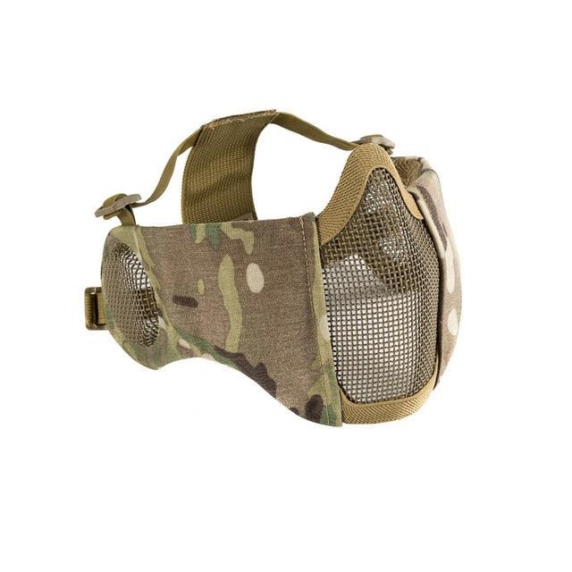 Masque Airsoft Grillagé Camouflage