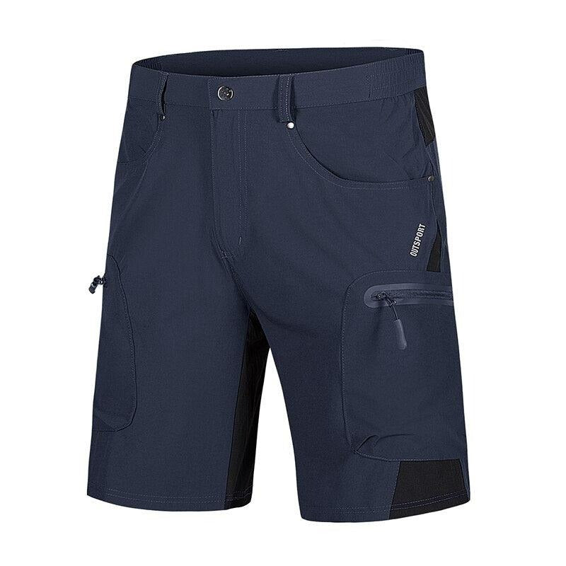 Short de combat décontracté Navy Bleu foncé short tactique militaire homme Nylon Spandex 5 poches Airsoft
