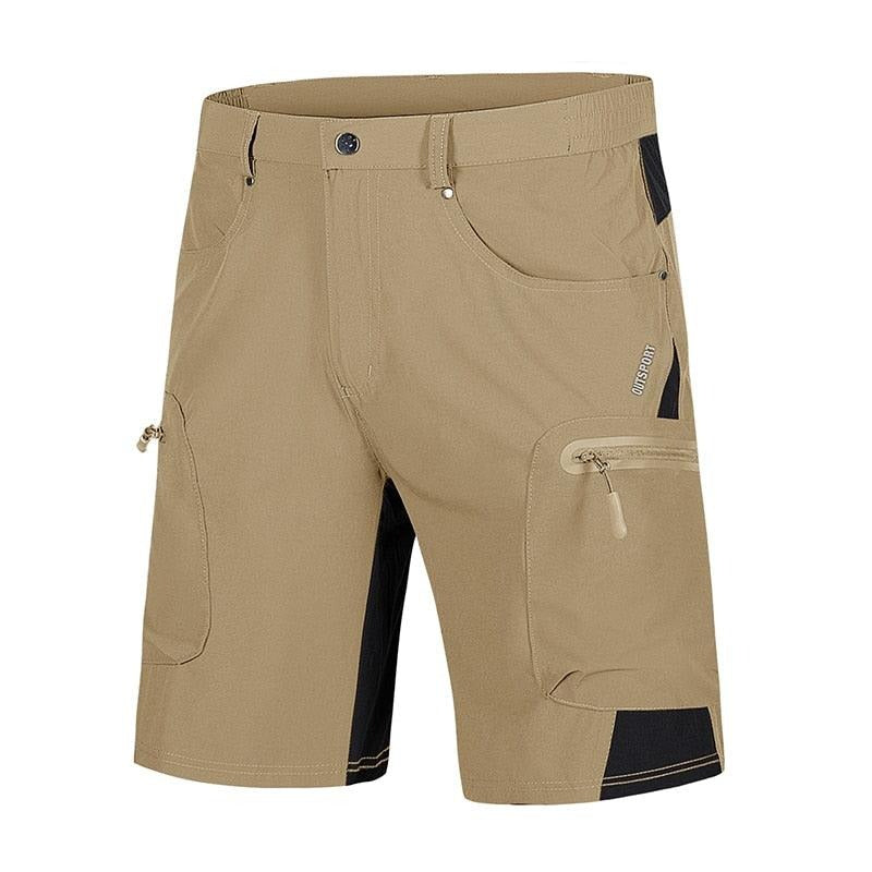Short de combat décontracté Marron short tactique militaire homme Nylon Spandex 5 poches Airsoft