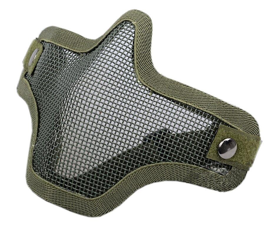 Masque Grillagé Airsoft Vert