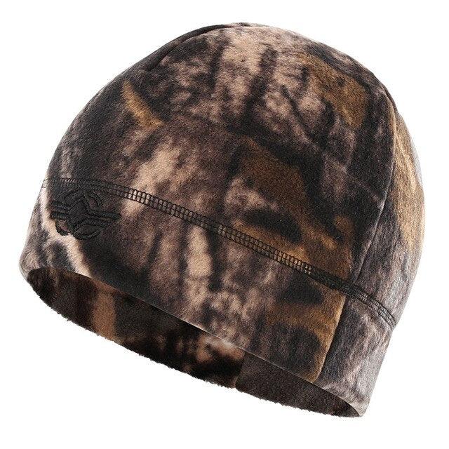 Bonnet chauffant Bio nature camouflage nature forêt Esdy tactique pour l'airsoft bonnet militaire polyester hiver froid homme femme bonnet simple accessoire Airsoft