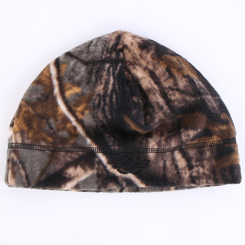 Bonnet chauffant Bio nature camouflage nature forêt Esdy tactique pour l'airsoft bonnet militaire polyester hiver froid homme femme bonnet simple accessoire Airsoft